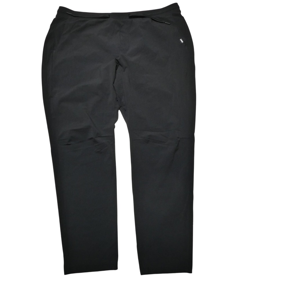 UNRL Pants Mens 2XL Black Woven Track Elastic Waist Stretch Pockets Athletic